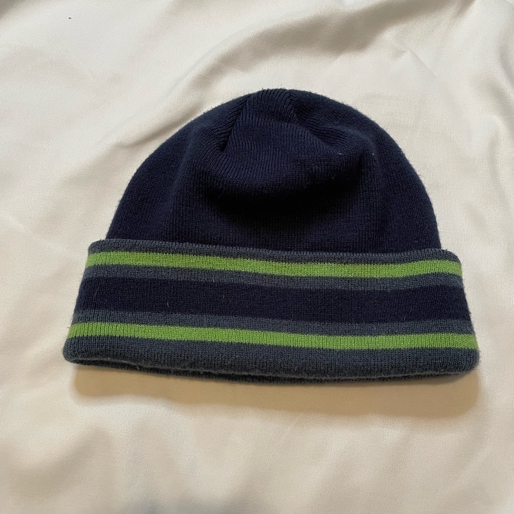 ❌SOLD❌Men’s NFL Reebok OS blue and green Seahawks beanie - Picture 2 of 4
